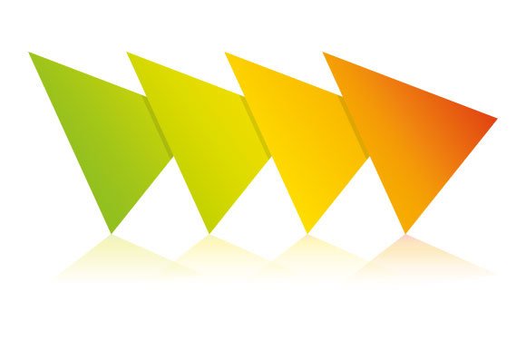 Triangle Process Diagram Infographics (by DesignFour)