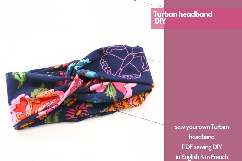 Turban Headband Sewing DIY (by Petit Citron)