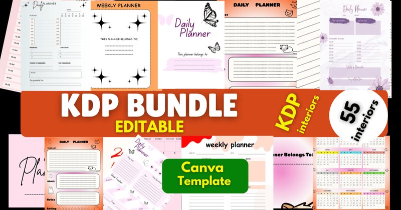 Ultimate Editable KDP Bundle (by YASSMINAS)