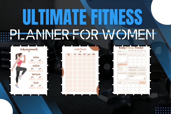 Ultimate Fitness Planner for Women (by Tizprint)