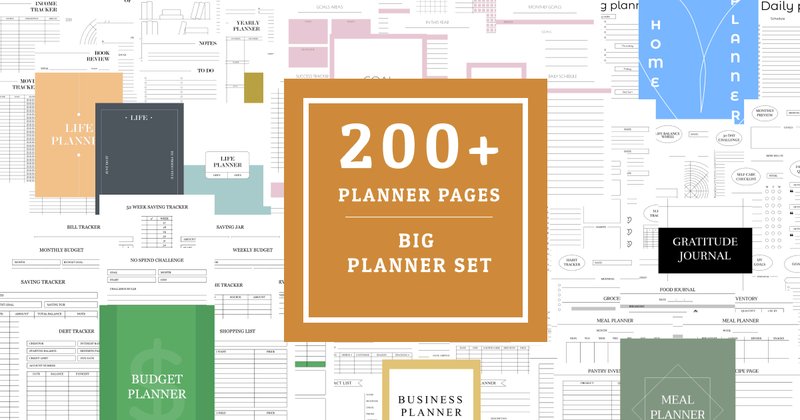 Ultimate Planner Template Bundle (by EveryDay)