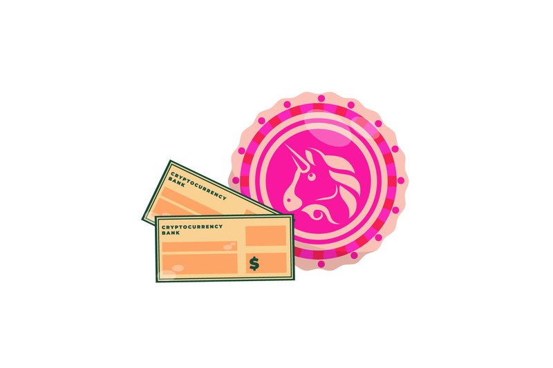 Uniswap Receipt Crypto Vector Art (by stembastudio)