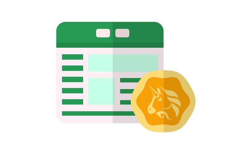 Uniswap Web News Crypto Vector Art (by artsihstudio)