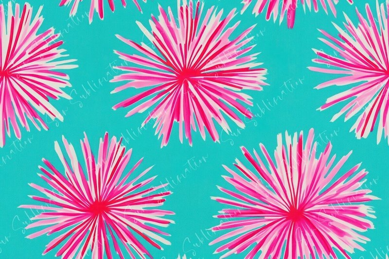 Vibrant Tropical Patterns Seamless (by Sun Sublimation)