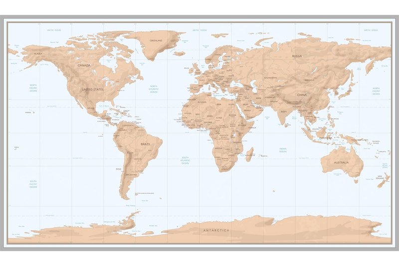 Vintage World Map (by tartila.stock)