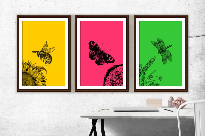 Wall Art, Insect Prints, Printable Art (by artinrhythm)