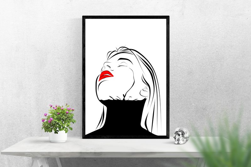 Wall Art, Women Files, Printable Art (by artinrhythm)