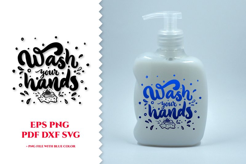 Wash Your Hands Bathroom Quotes Svg. (by Angel-A)