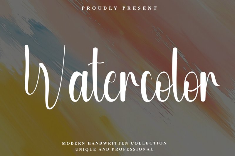 Watercolor (by Plafont store)