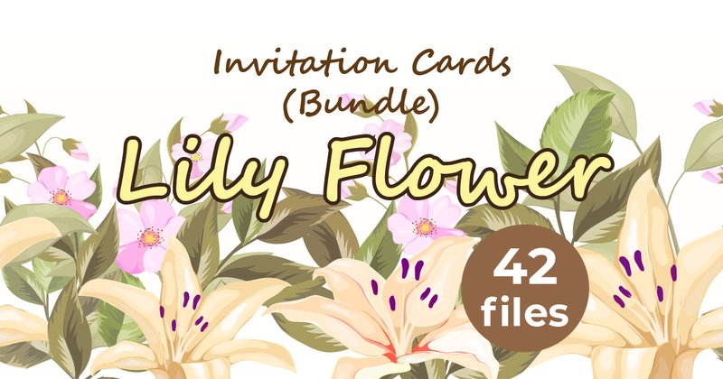Wedding Invitations Bundle (by lukasdediz)