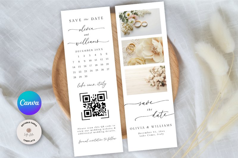 Wedding Save the Date Template (by Haffa Studio)