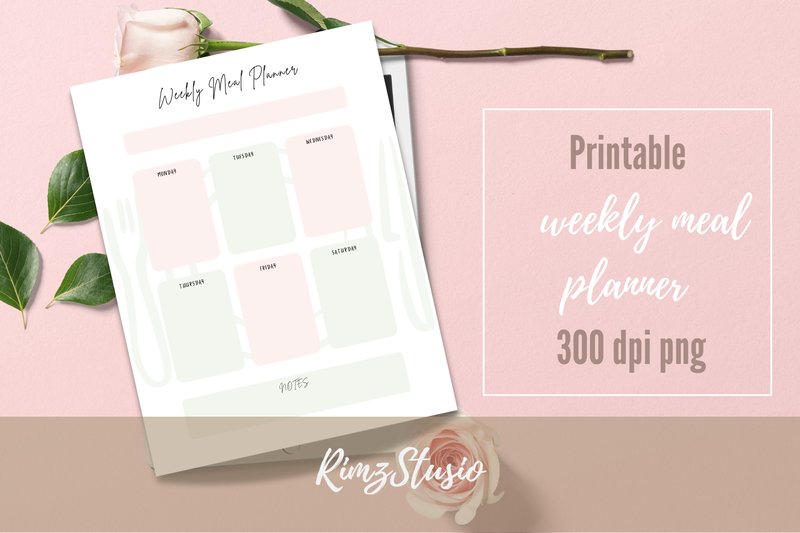 Weekly Meal Planner (by RimzStudio)