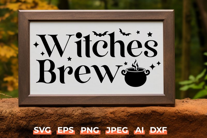 Witches Brew Halloween Cricut SVG (by juiceboxy)