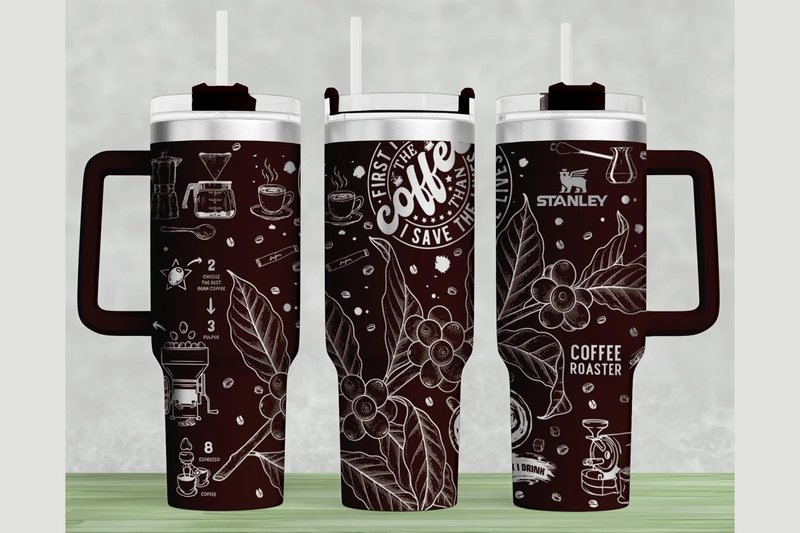 Coffee Stanley 40oz Laser Wrap SVG (by Think Plus Tumbler)