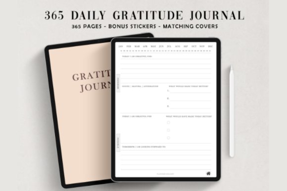 Digital Gratitude Journal (by ThePlannersDelight)