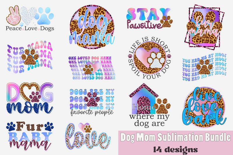 Dog Mom Sublimation Bundle (by ArtStory)