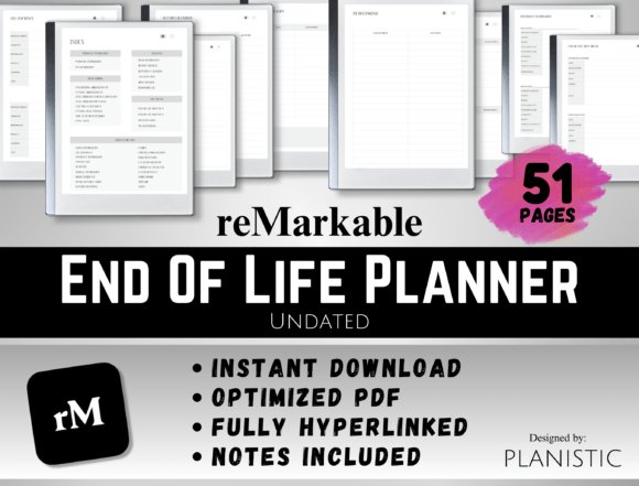 End of Life Planner for ReMarkable