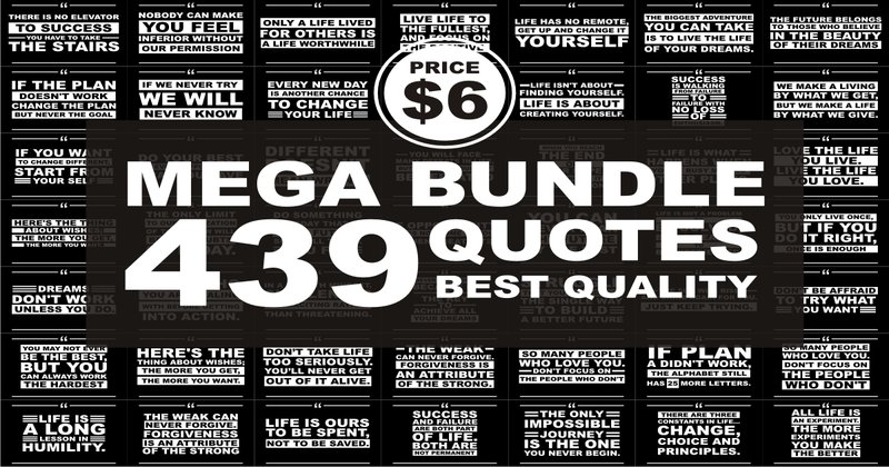 Motivational Quotes Mega Bundle (by MRXTYPE)