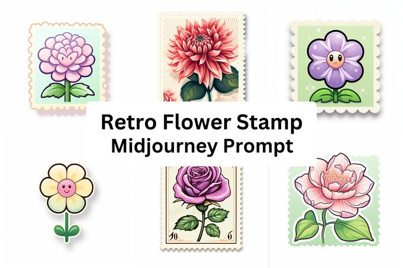 Retro Flower Stamp (by Digital Delight)