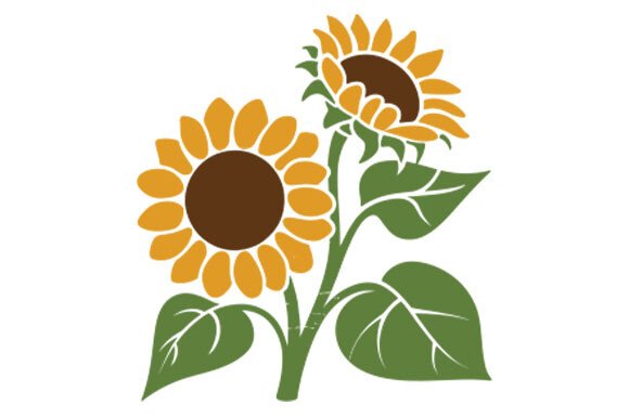 Retro Flower Svg, Vintage Sunflower Svg (by Fashion Store)