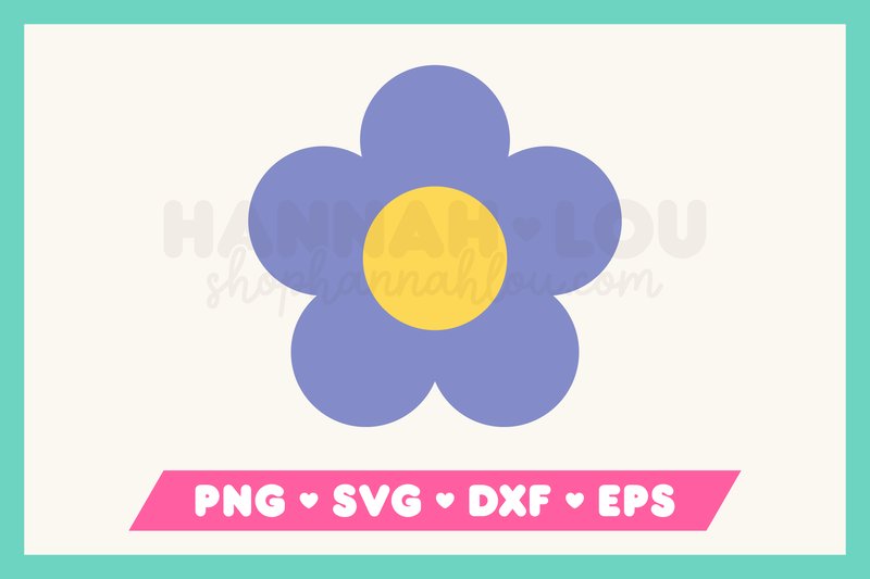 Retro Flower SVG (by Hannah Lou)