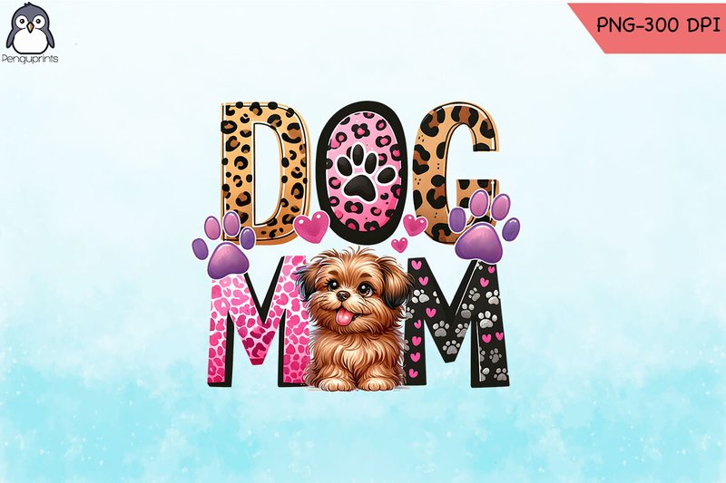 Western Dog Mom Sublimation (by Penguprints)