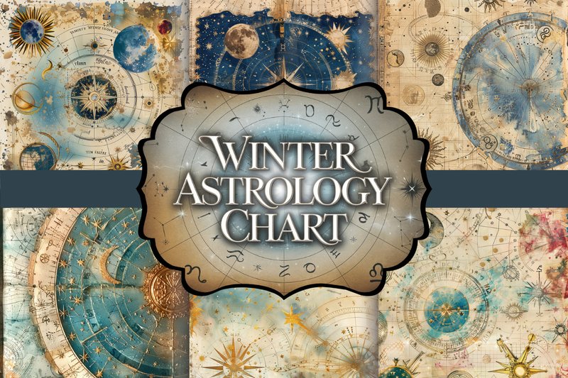 Winter Astrology Chart (by Pro Designer Team)